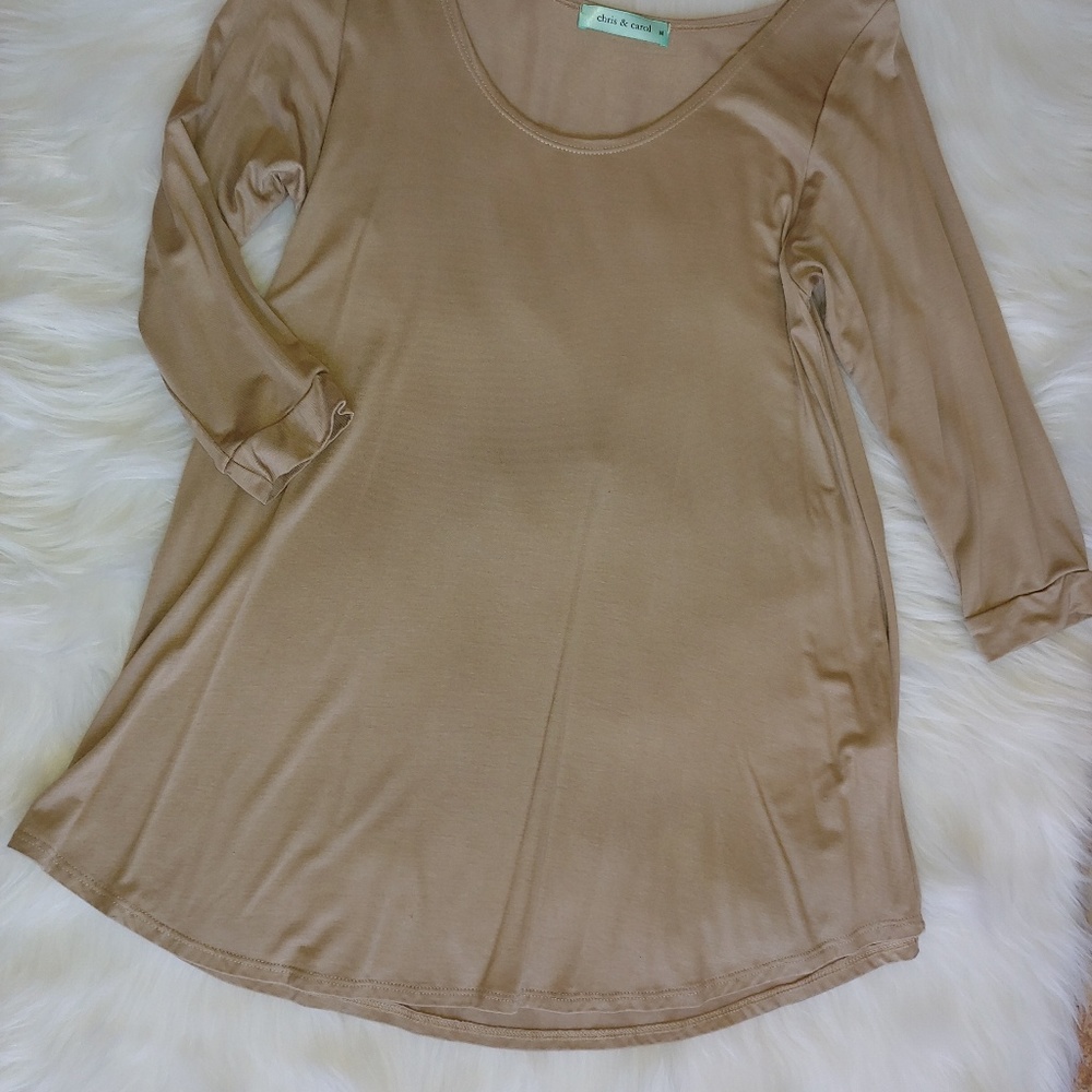 Taupe Top - Medium